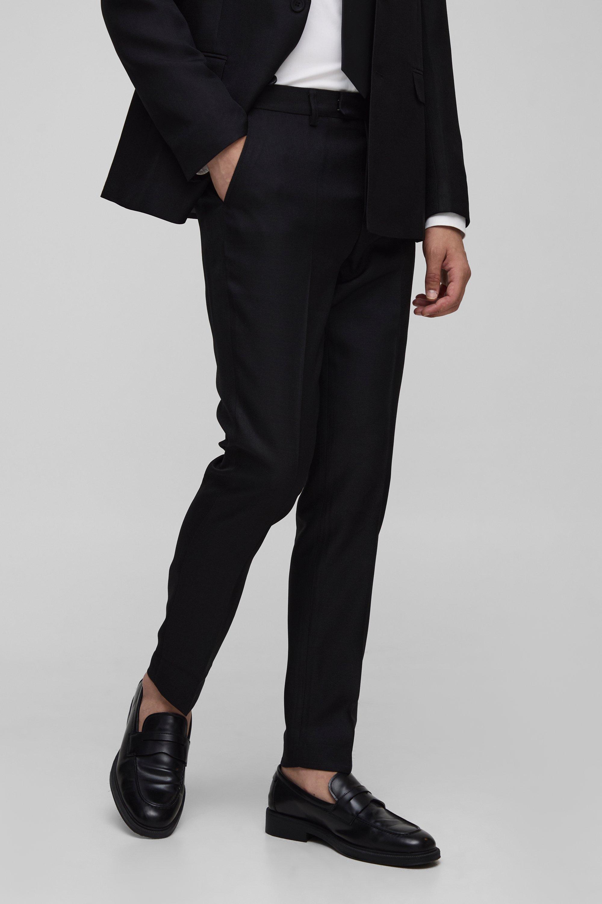Slim Fit Tailored Suit Trouser, Nero
