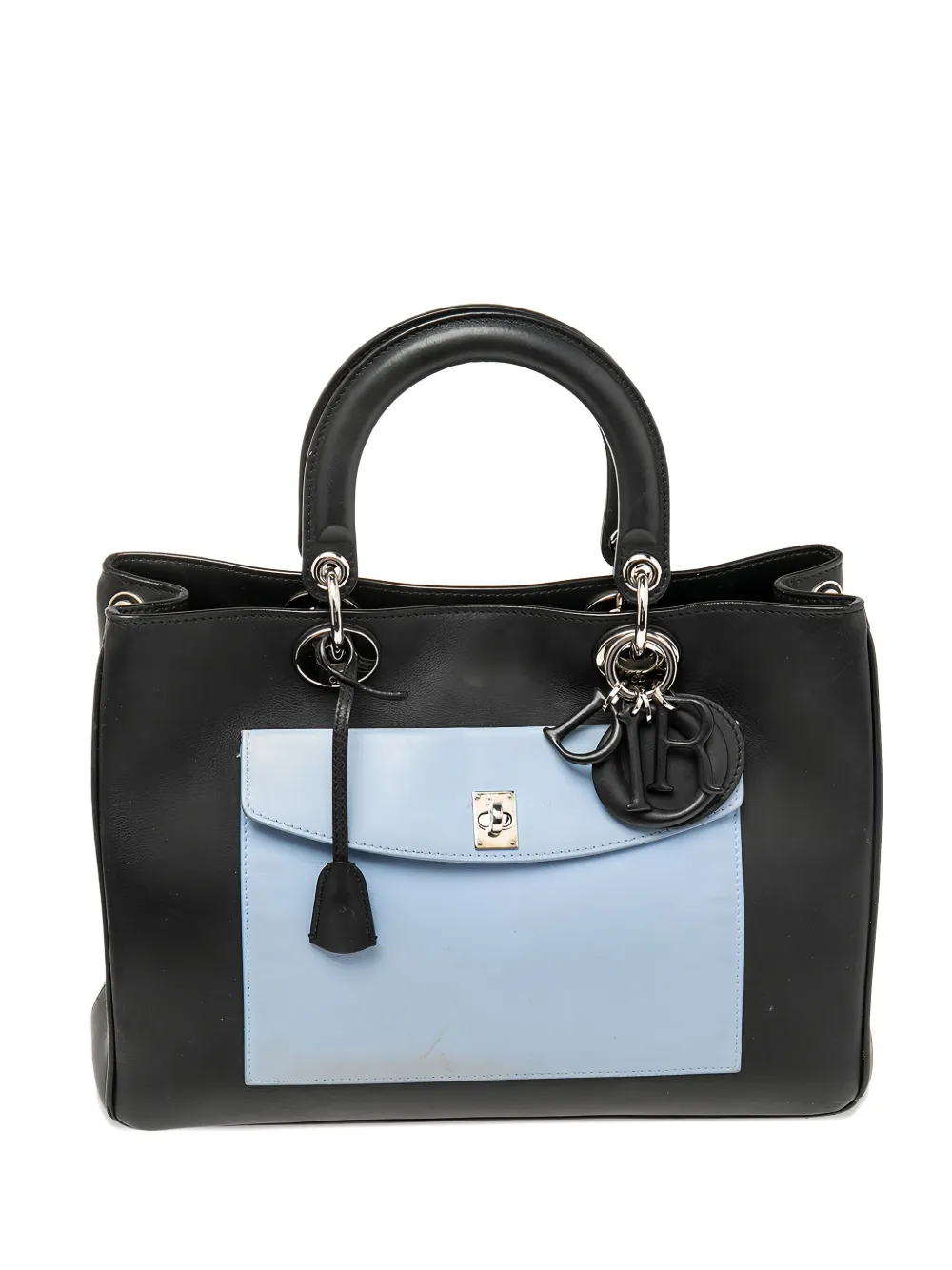 Christian Dior Pre-Owned Lady Dior leather tote bag - Nero