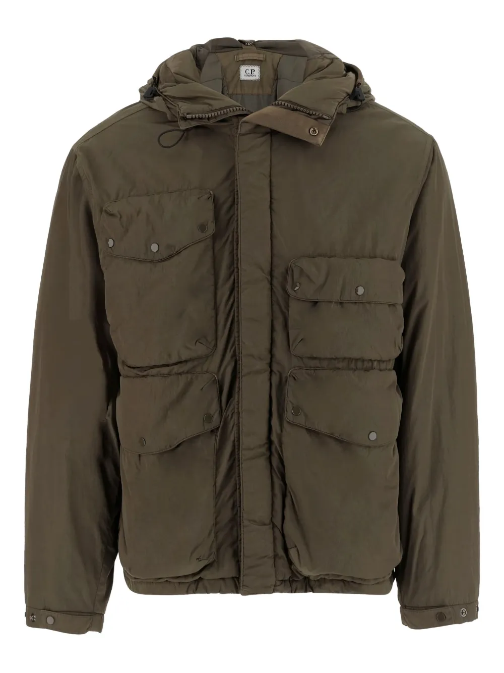 C.P. Company goggle hooded jacket - Verde