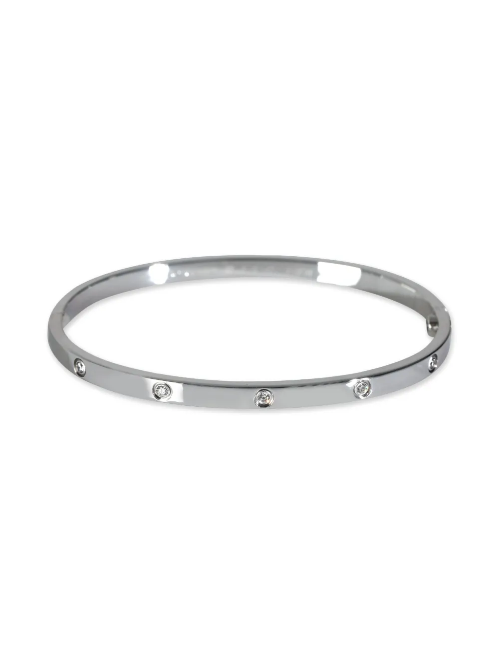 Cartier 18K white gold diamond bracelet - Argento