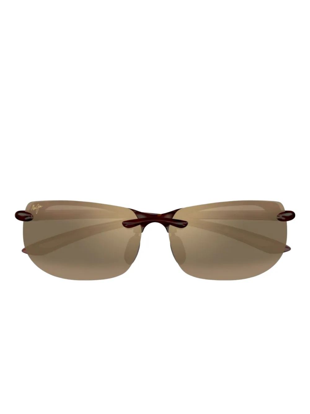 Maui Jim Banyans rimless sunglasses - Marrone