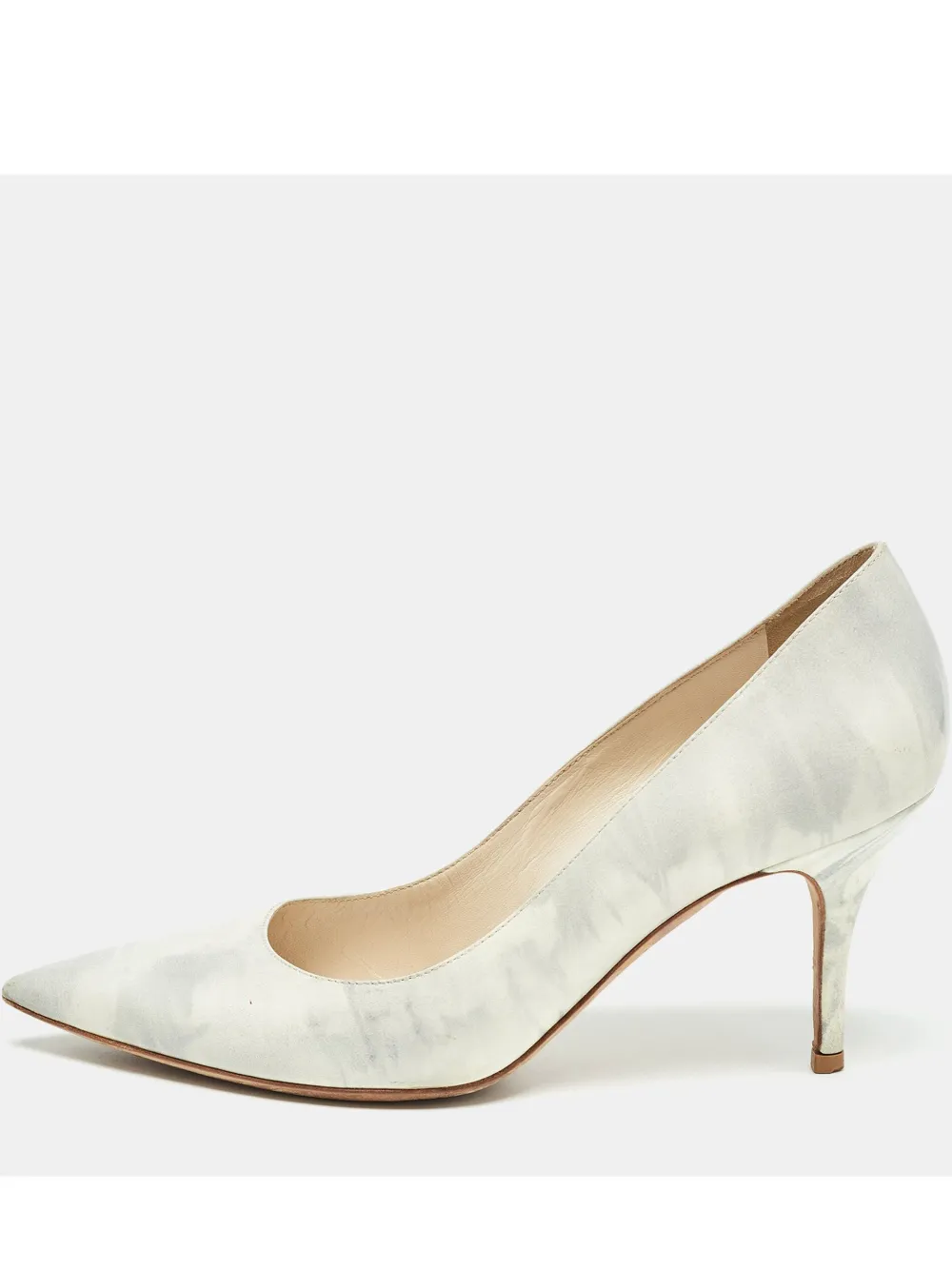 Christian Dior Pre-Owned 80mm leather pumps - Grigio