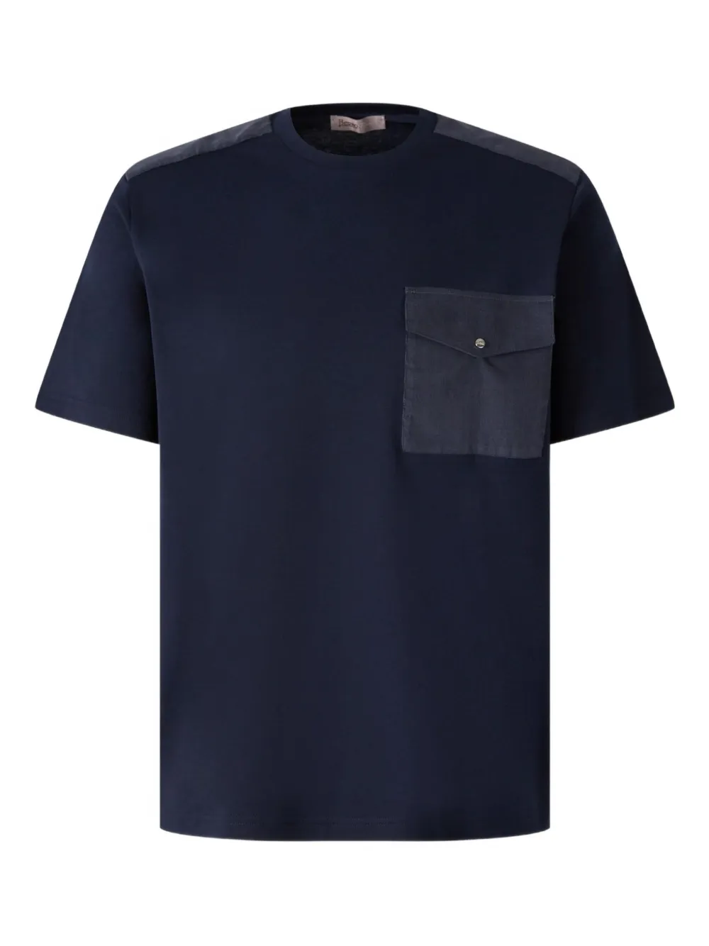 Herno patch-pocket T-shirt - Blu