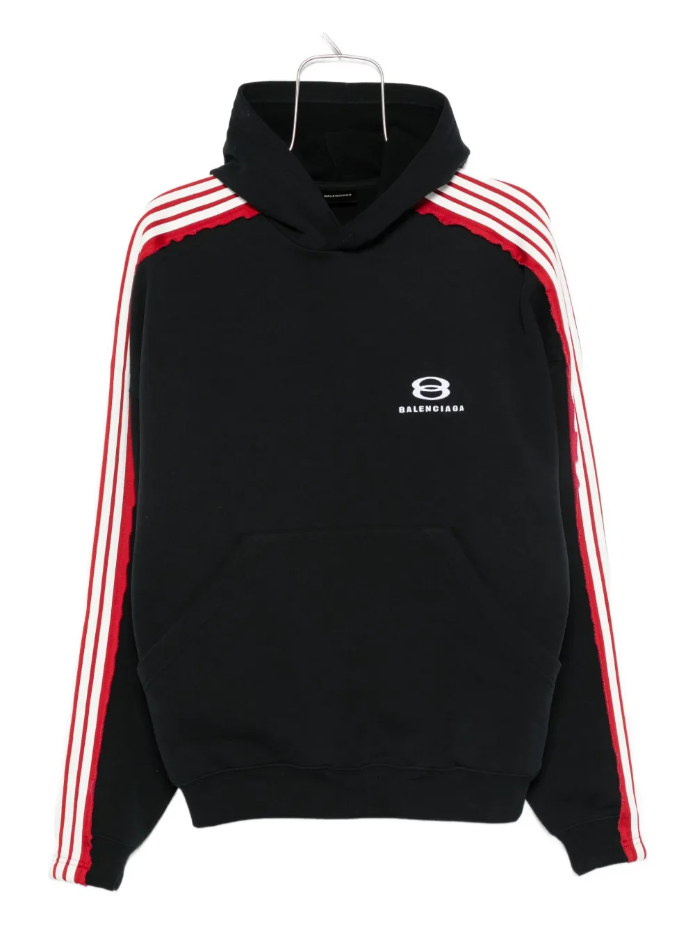 Balenciaga striped hoodie - Nero