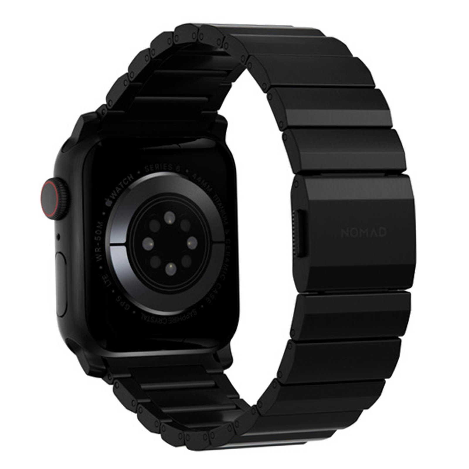 Cinturino Watch 42 e 44mm Titanio Ultra-resistente Titanium Nomad nero
