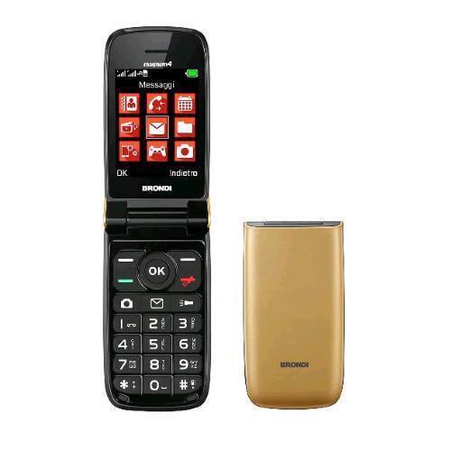 BRONDI MAGNUM 4 DUAL SIM 2.8" CLAMSHELL FOTOCAMERA BLUETOOTH RADIO FM ITALIA GOL