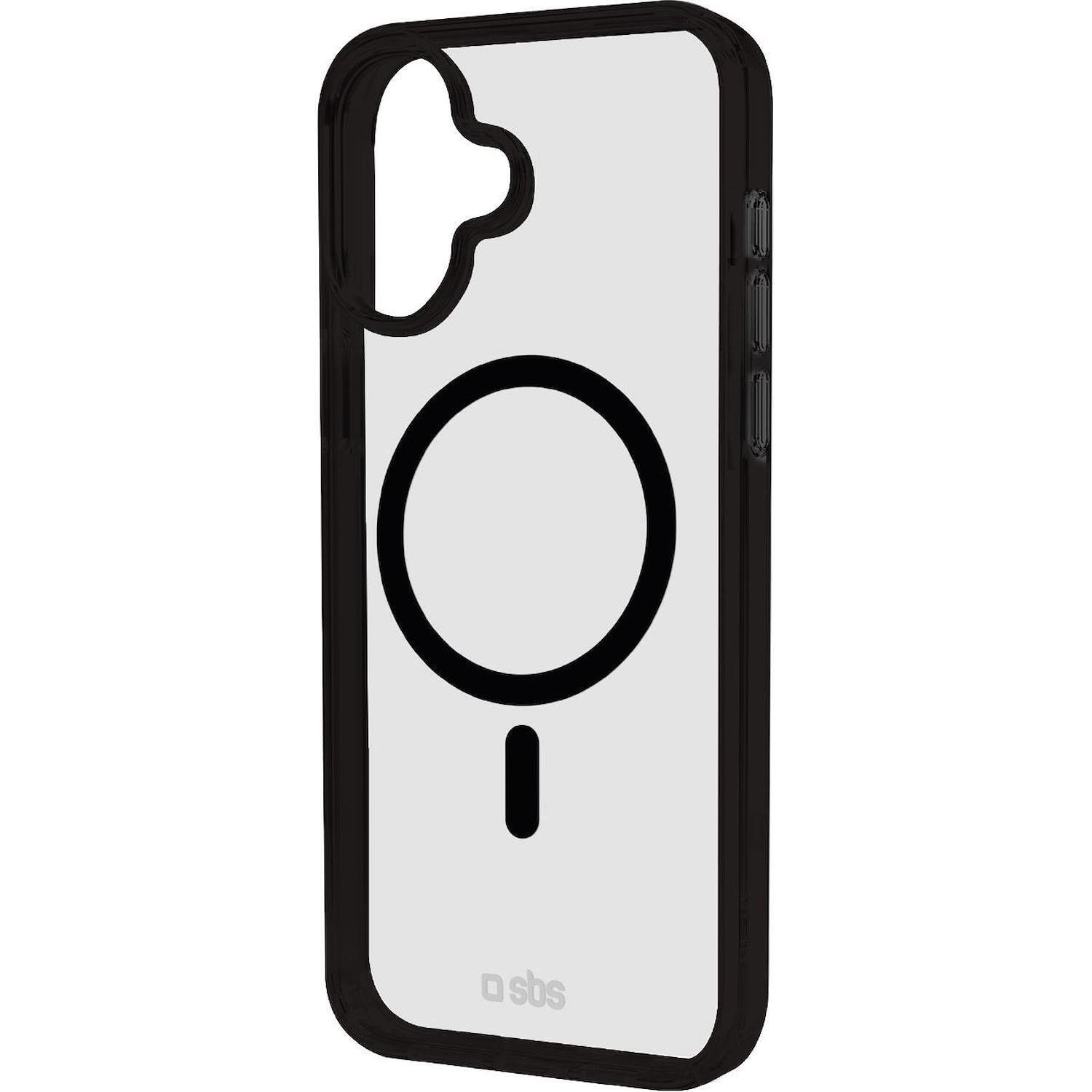 Cover Mag Frame SBS per iPhone 16 nero