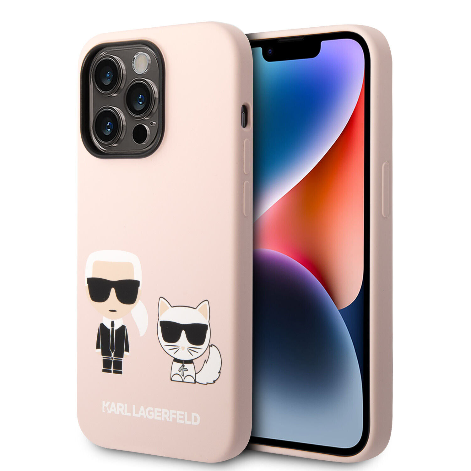 Custodia posteriore per iPhone 14 Pro - rosa