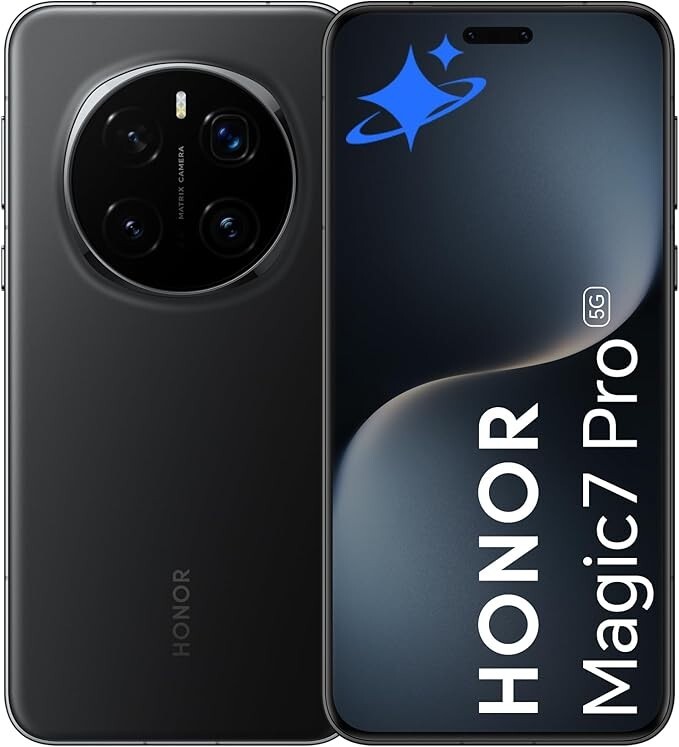 Cellulare Smartphone HONOR MAGIC7 Pro 5G 12+512GB 6,8" CON SERVIZI GOOGLE Black