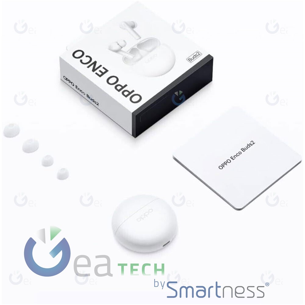 OPPO ENCO BUDS 2 TRUE WIRELESS HEADPHONES AURICOLARE BLUETOOTH IPX4 | BIANCO