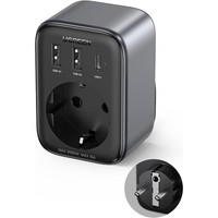 Ugreen 90613 Ladegerät perMobilgeräte Universal black AC Drinnen Caricabatteria