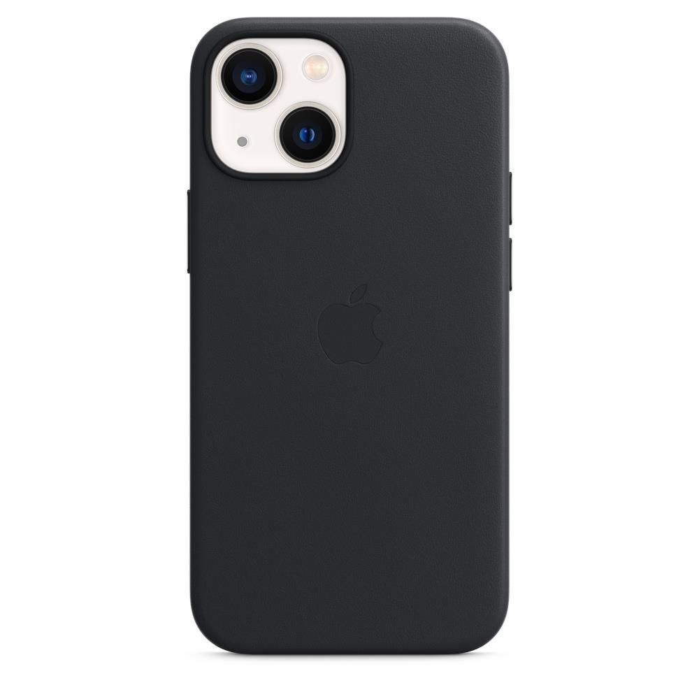Originale/Ufficiale Apple IPHONE 13 Mini Pelle Magsafe Custodia Midnight (Nero)
