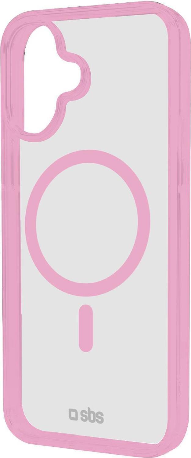 Cover Mag Frame SBS per iPhone 16 rosa