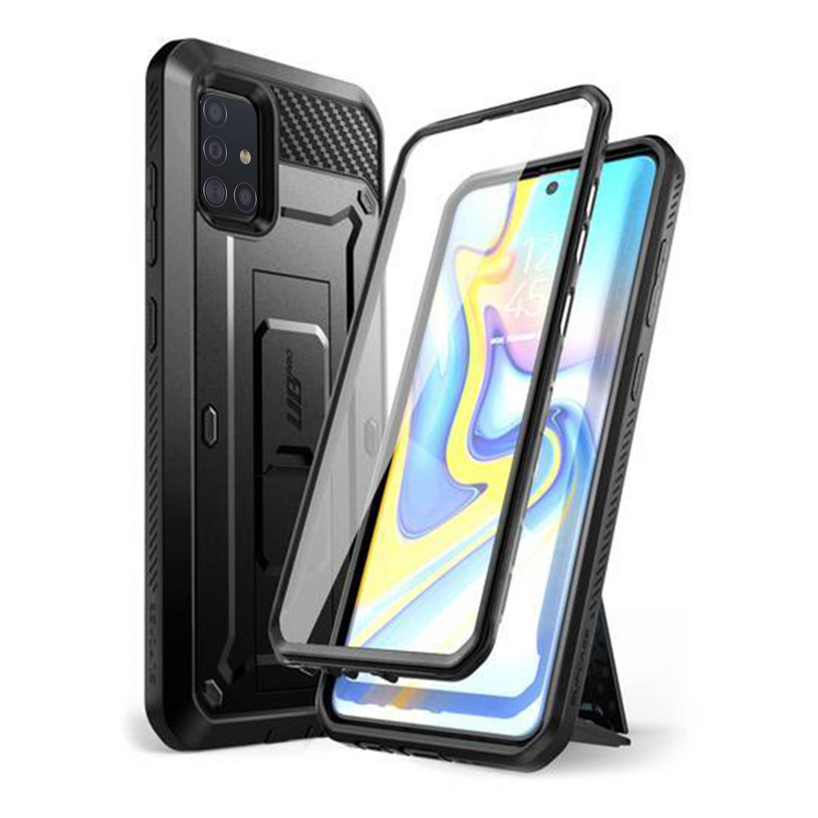 Cover Supcase Unicorn Beetle Pro per Galaxy A51 clip cinturanera