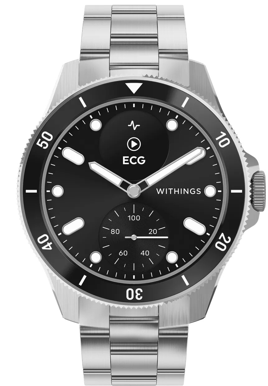 Withings Smartwatch Ibrido Monitoraggio ECG Temperatura Sonno ScanWatch Nova