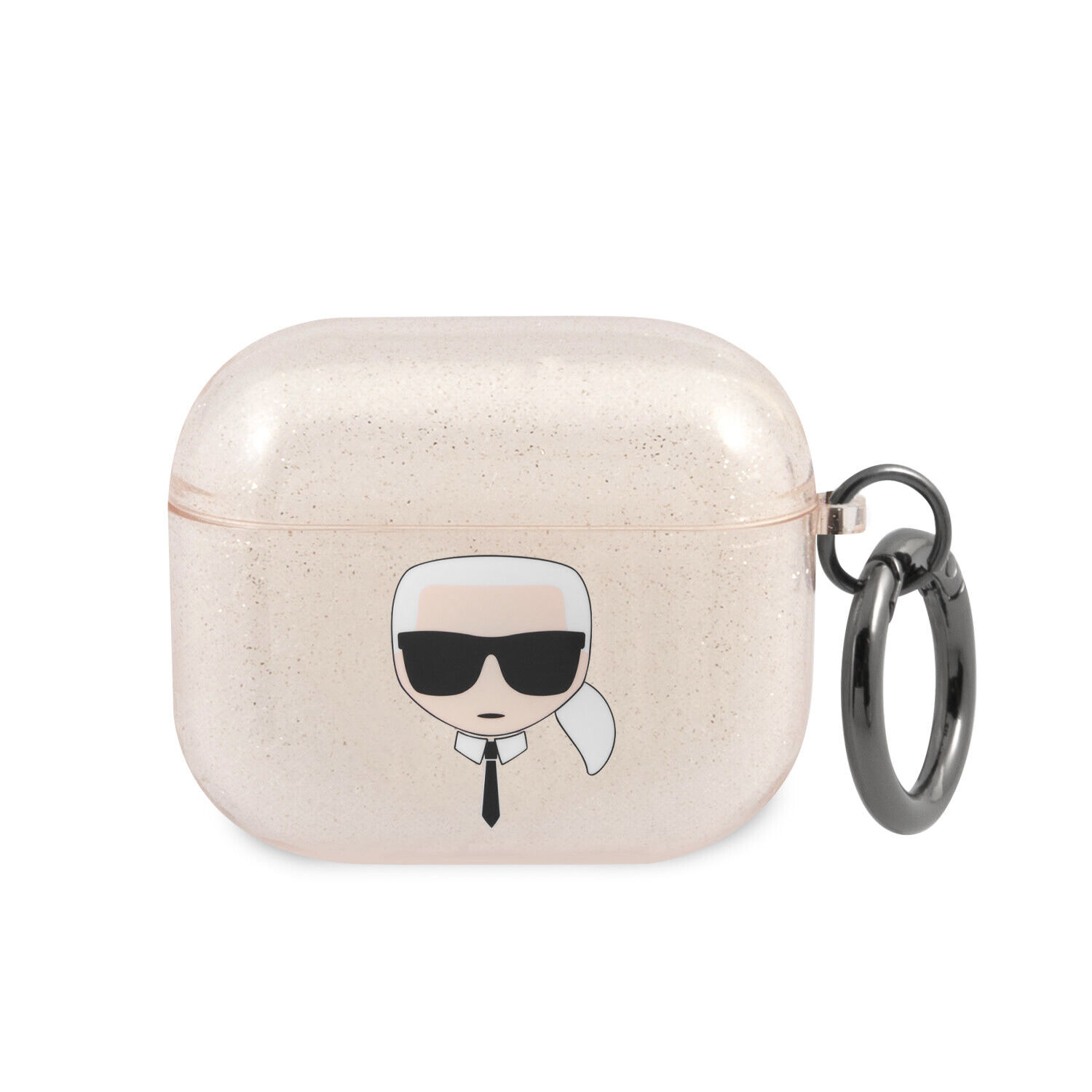 Custodia glitter Karl per AirPods 3 - oro