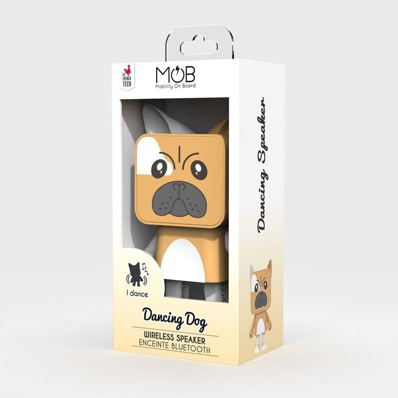 Altoparlante Bluetooth Mob Dancing Bulldog MOBILITY ON BOARD - Nuovo