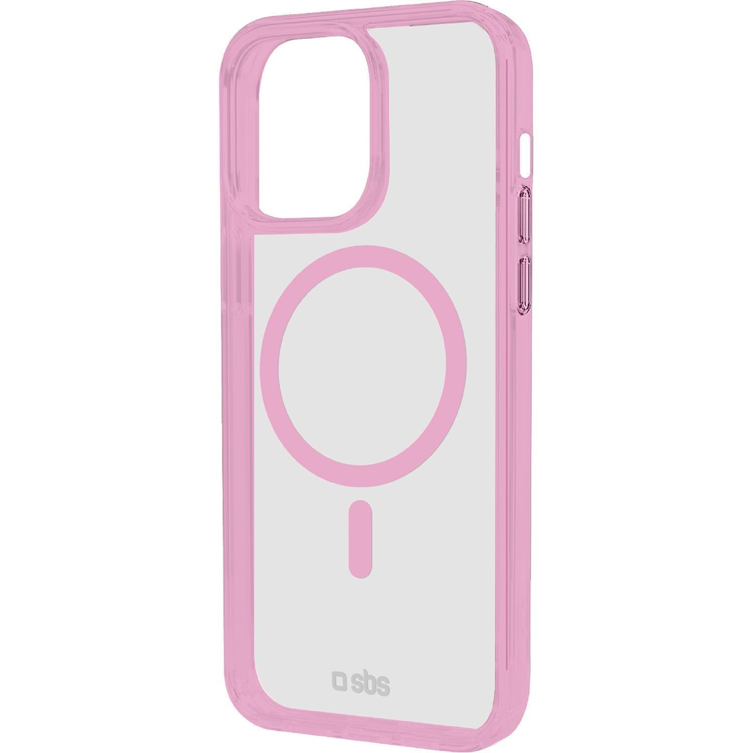 Mag Frame Case SBS per iPhone 15 rosa