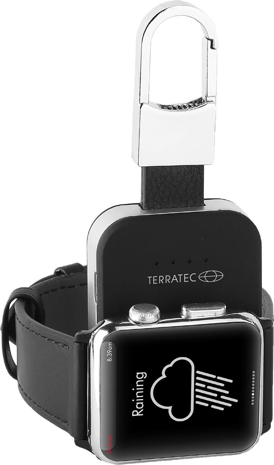 Terratec Charge AIR Key 950 mAh Carica wireless Nero, Argento (TERRATEC ChargeAi