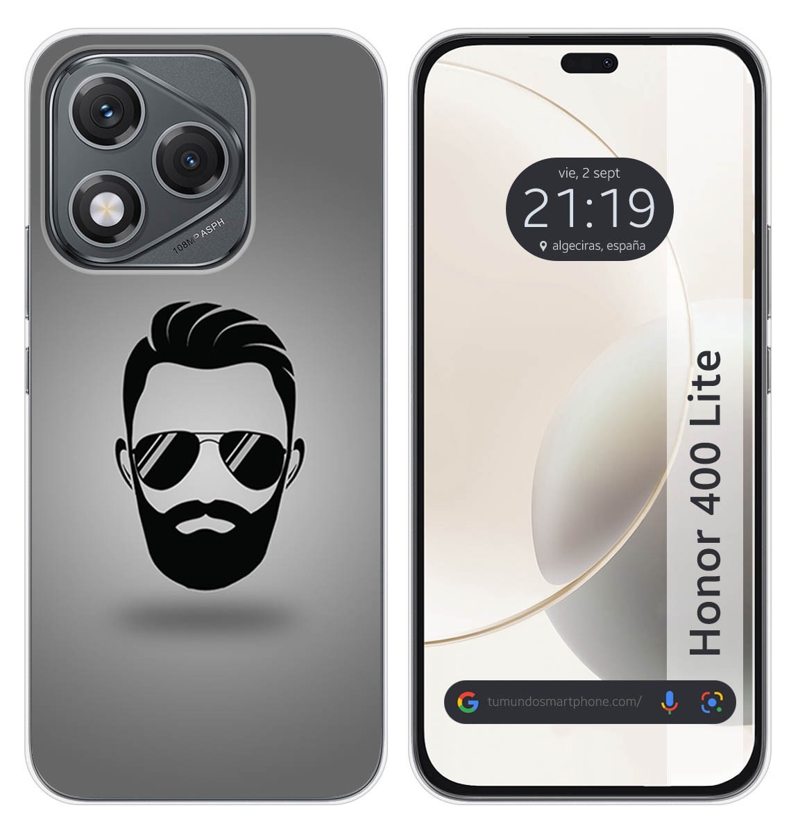 Custodia In Silicone Per Huawei Honor 400 Lite 5G Design Barba Disegni