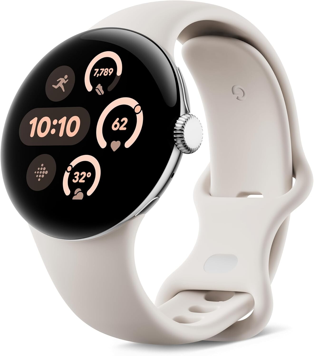 Google Pixel Watch 3 41mm Smartwatch solo Wi-Fi AMOLED GPS IP68 WearOS Porcelain