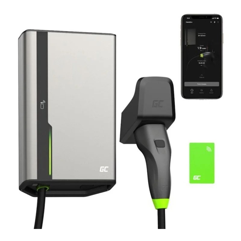 Green Cell GC EVGC021B2250 Wallbox, 3,6 22 KW, 5 m, NFC