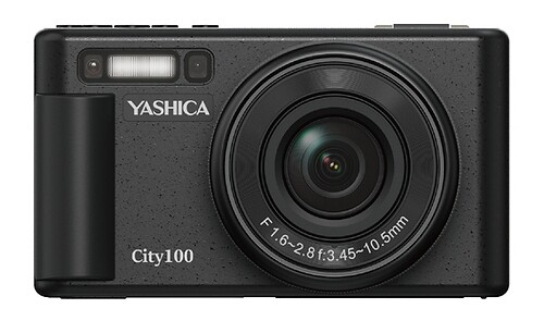 YASHICA Fotocamera Compatta 72 MP CMOS Zoom Ottico 3x Wi-Fi Nero YAS DGC100 BK