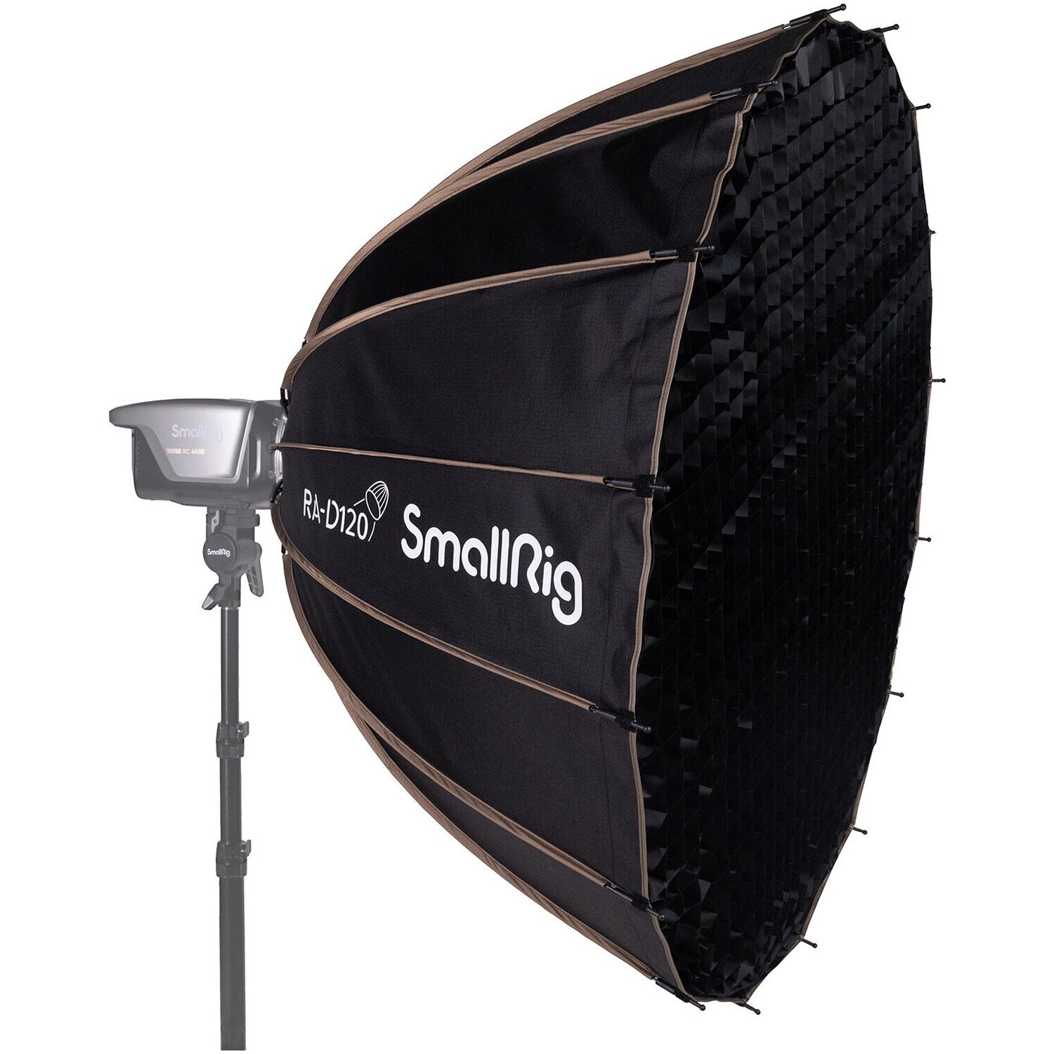 SmallRig Softbox RA-D120 Softbox parabolico a chiusura rapida 120cm con griglia