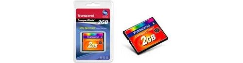Transcend Scheda di Memoria 2 GB CompactFlash TS2GCF133
