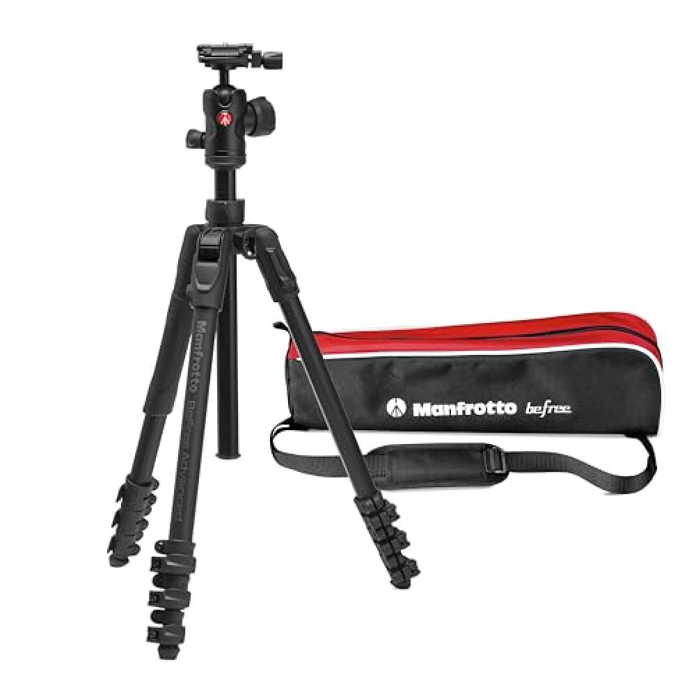 Manfrotto Befree Advanced AS, Camera Tripod, Lever Lock, Compatible with Arca-Sw