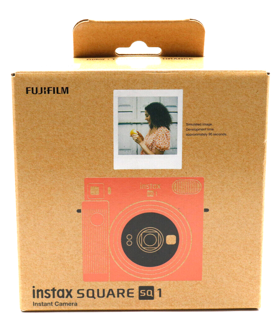 Fujifilm Instax Square SQ 1 Orange Instant Camera S/N A880090 ELE-0029