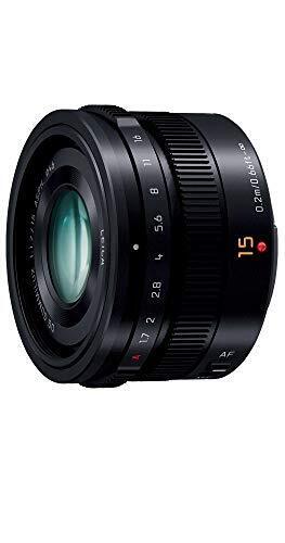 Panasonic Lumix G Leica Dg Summilux 15mm/F1.7 Asph. H-X015 -k Nero Nuovo