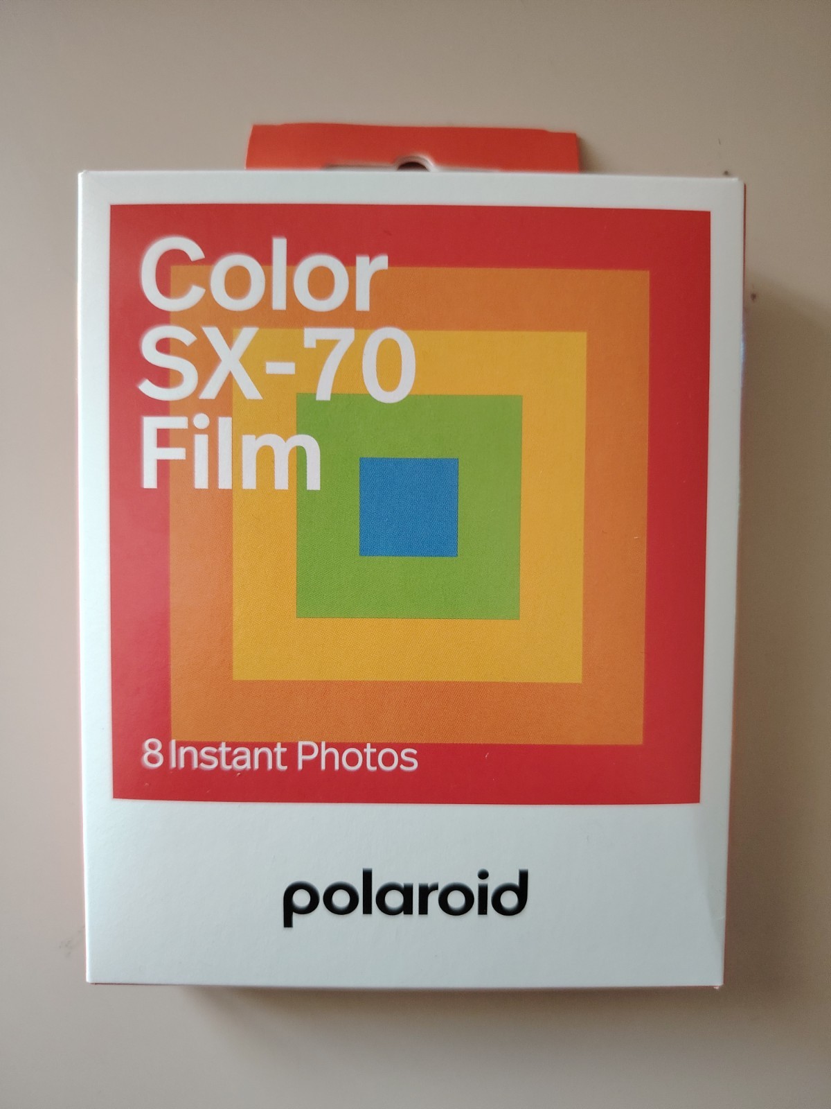 Polaroid SX-70 color Instant Film Pacco Da 8 Pellicole