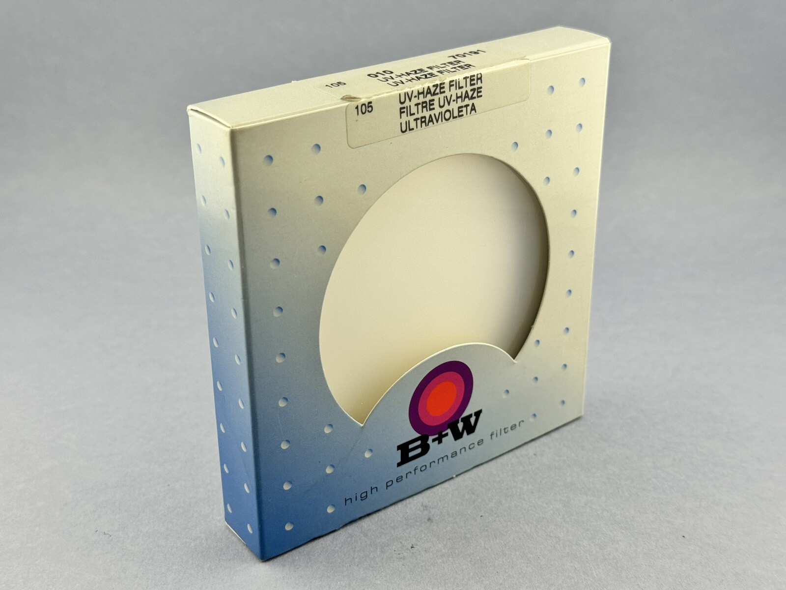 B+W 70191 Filtro 010 105mm 105 UV-Haze 1x E. F-PRO Ultravioletto