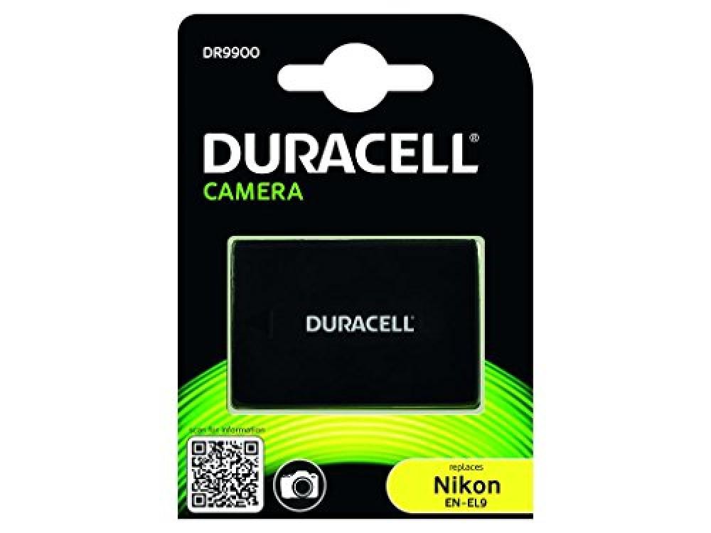 (TG. 7.4 V/1100mAh) Duracell DR9900 Batteria per Nikon EN-EL9, 7.4 V, 1100mAh, N