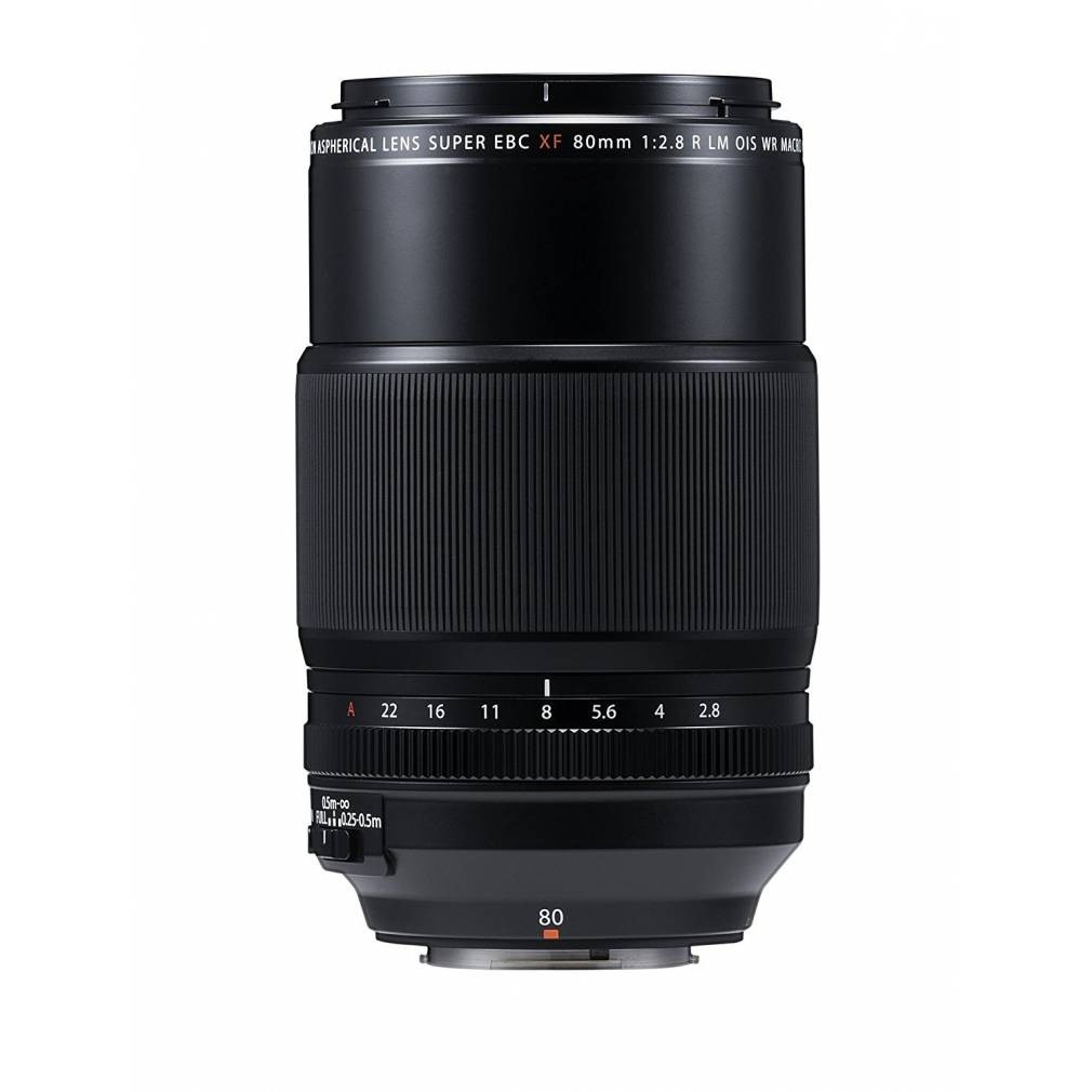 Fujifilm XF 80mm F2.8 R LM OIS WR Macro Black lens