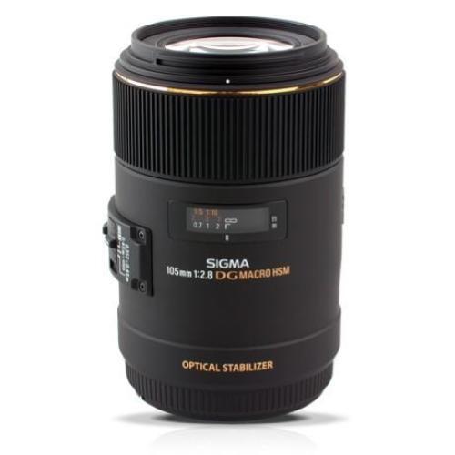 Sigma 105mm F2.8 EX DG OS HSM Macro SLR Obiettivi macro Nero