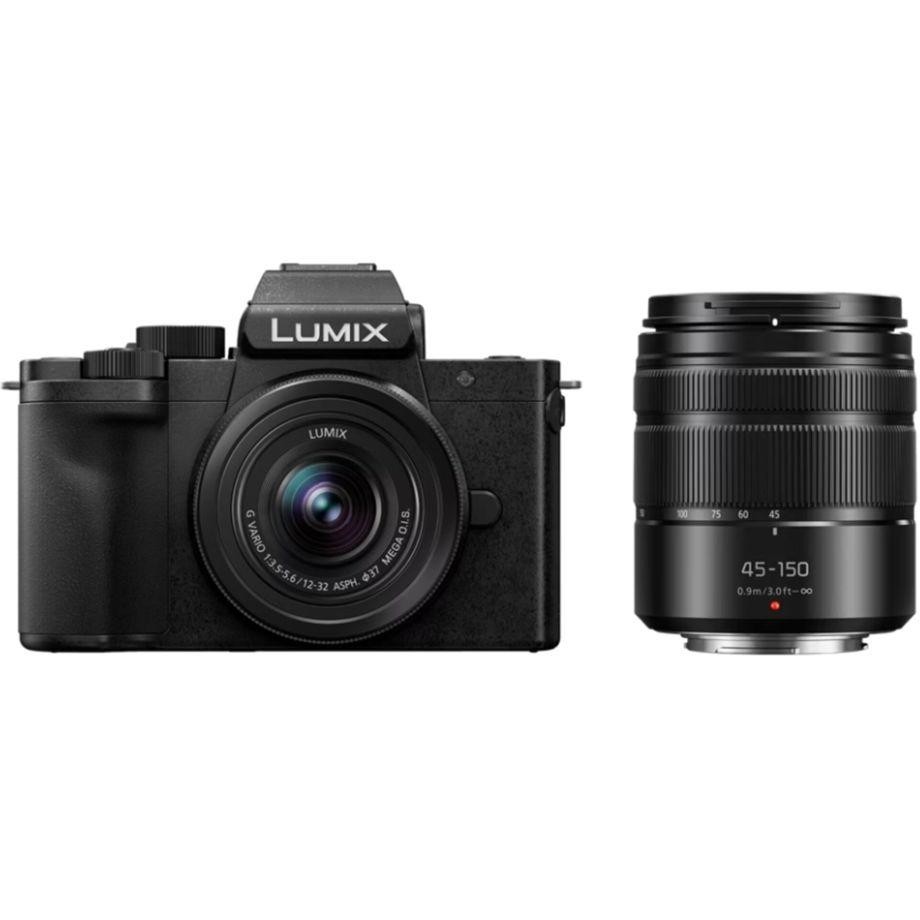 PANASONIC LUMIX DC-G100D NERO + H-FS 12-32 + H-FS 45-150 E MOD. DC-G100DWEGK EAN