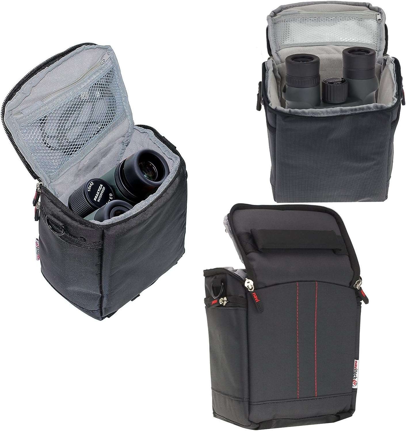 Navitech Black Case For Bushnell Spectator Sport 8x32 Binoculars