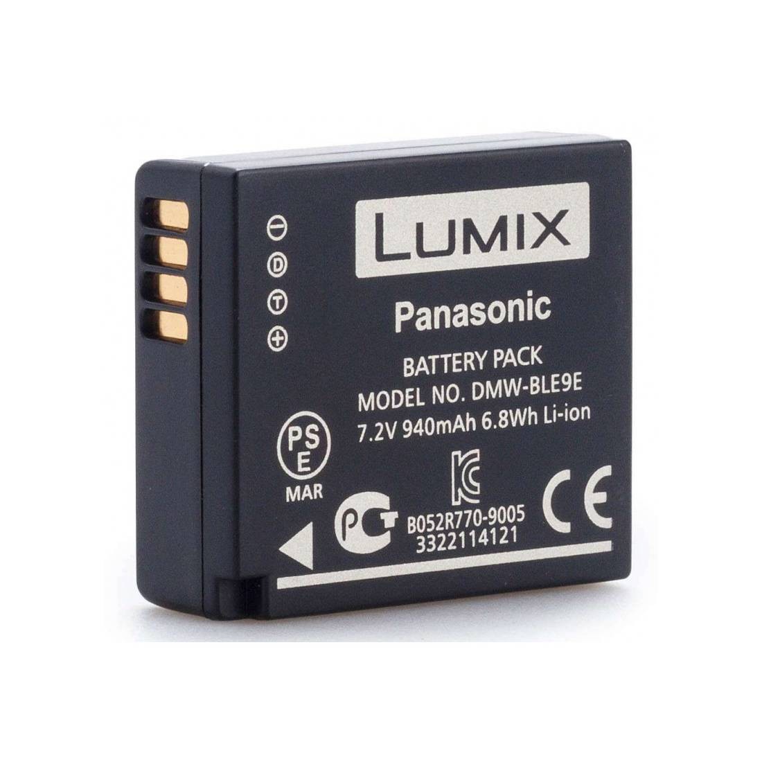 Panasonic DMW-BLE9 E Batteria Li-Ion ricaricabile