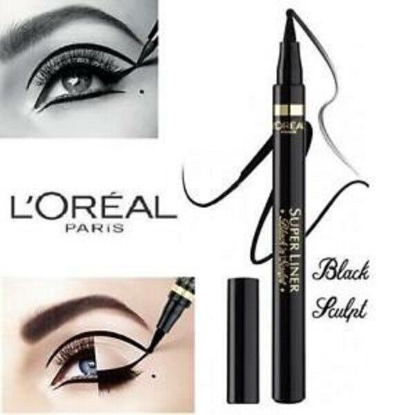 L Oreal Super Liner Eyeliner Feltro Black N Scult Extra Black Nero