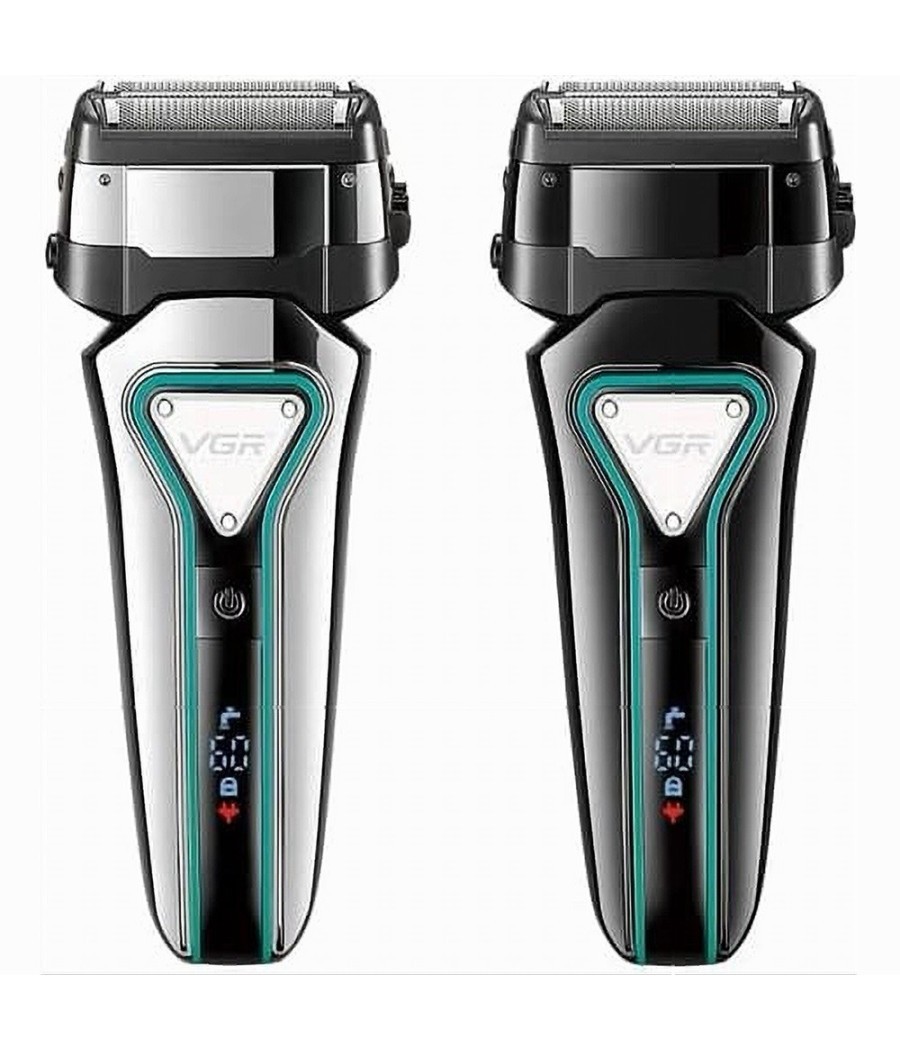 Rasoio Elettrico Professionale A Batteria Ricaricabile Barba Capelli Vgr V-333