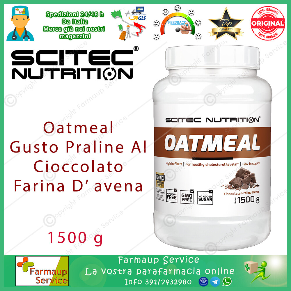 Scitec Nutrition Oatmeal Gusto Praline Al Cioccolato Fiocchi Di Avena 1500 gr