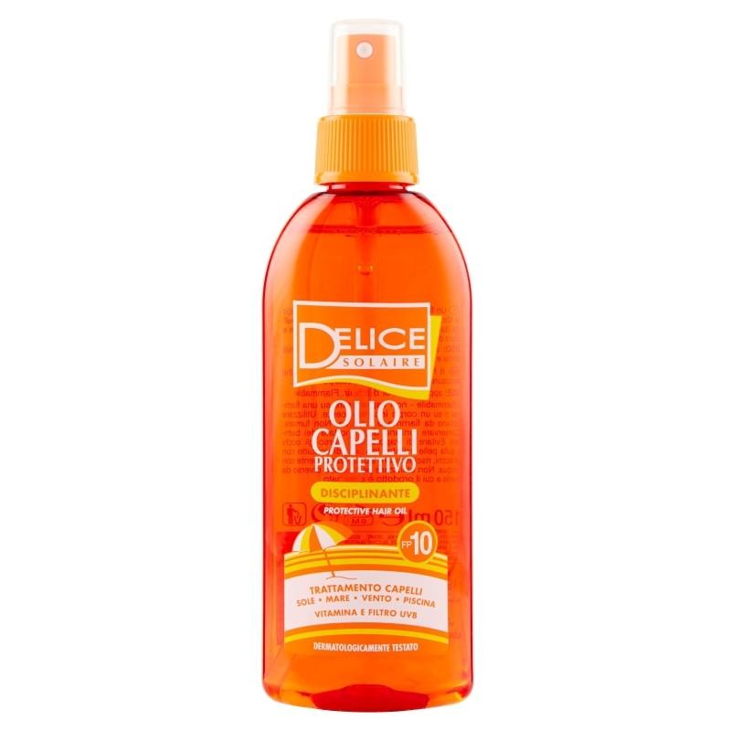 Delice Protezione Solare Capelli 150 Ml. Fp10 Capelli Olio Capelli Protettivo Sp