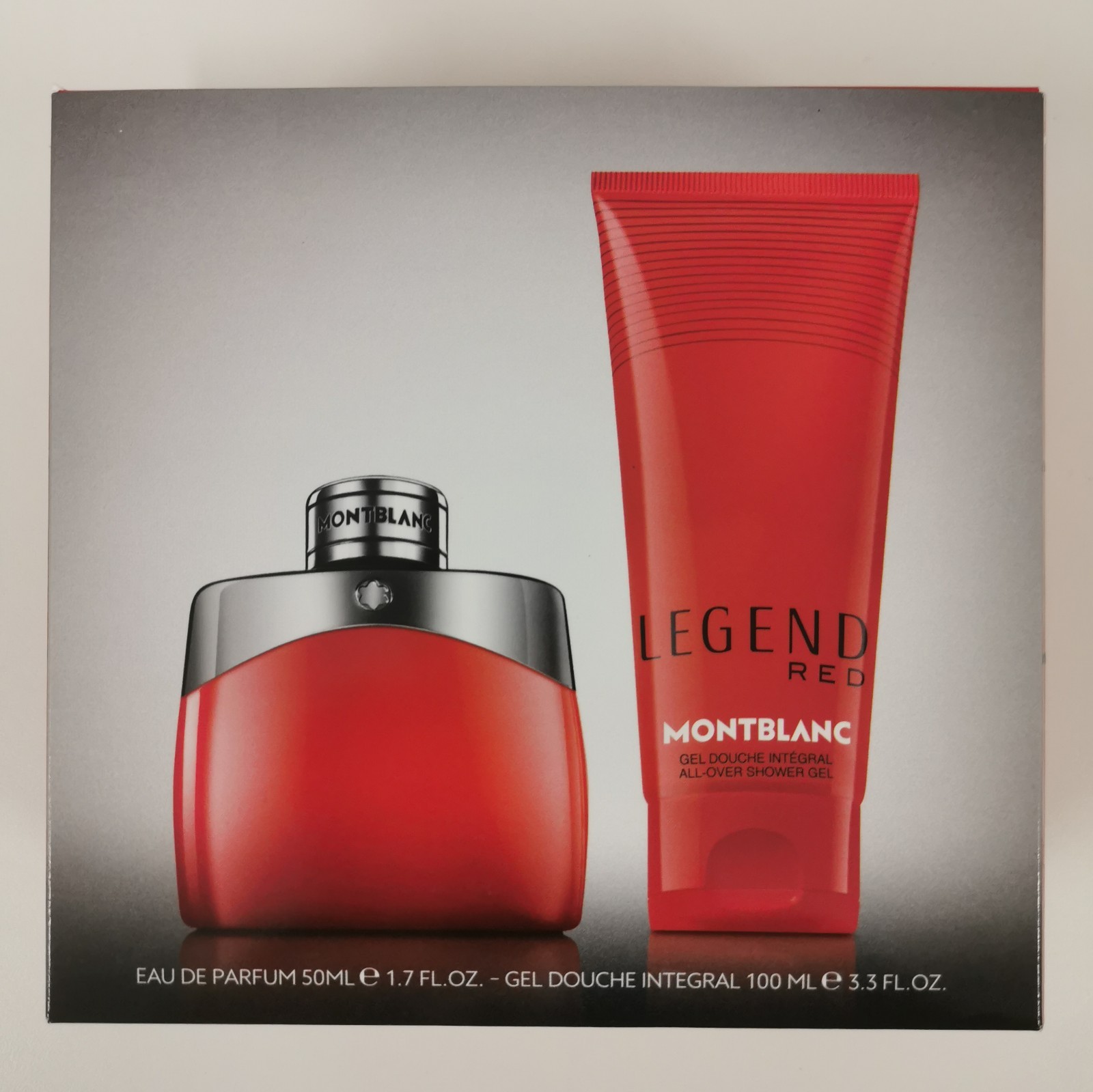 Profumo Uomo Montblanc Legend Red Set Regalo Edp 50ml + Gel Bagno Doccia 100ml