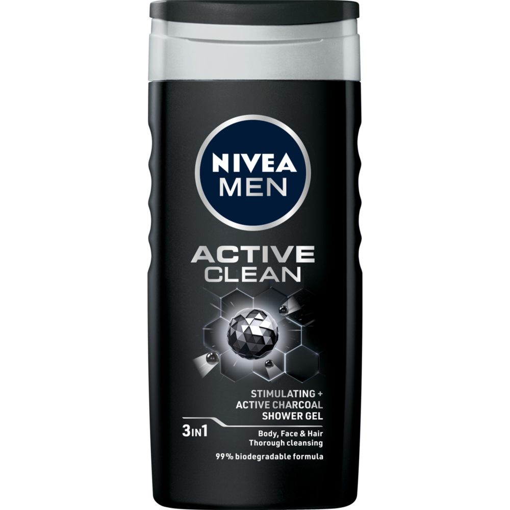 Nivea Men Active Clean gel doccia 250 ml