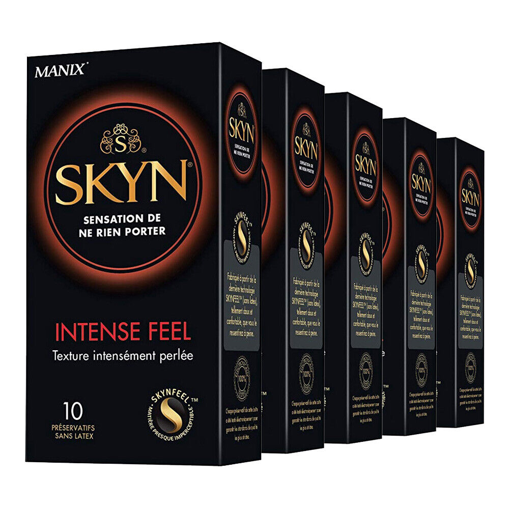 SKYN Intense Feel Preservativi Stimolanti ANALLERGICI Non-Latex 50 Profilattici