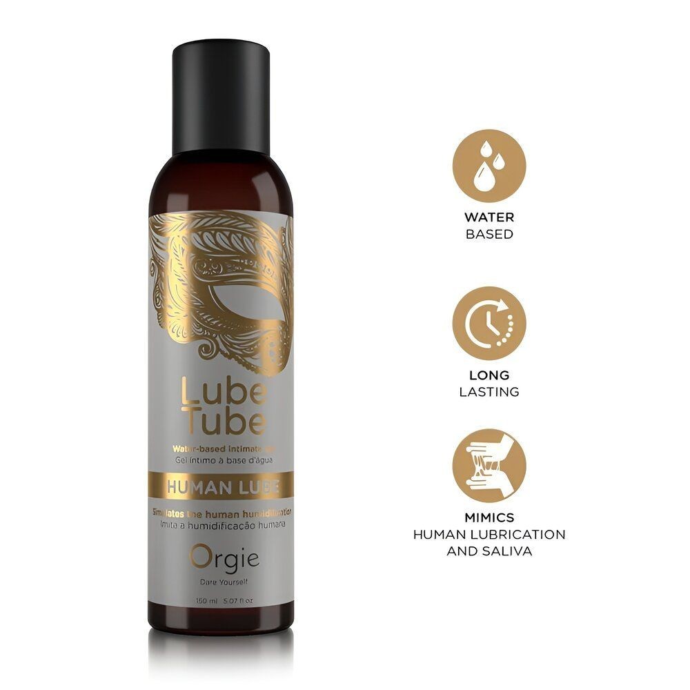 Lubrificante intimo Vaginale Anale Human Lube di Orgie Company non appiccica