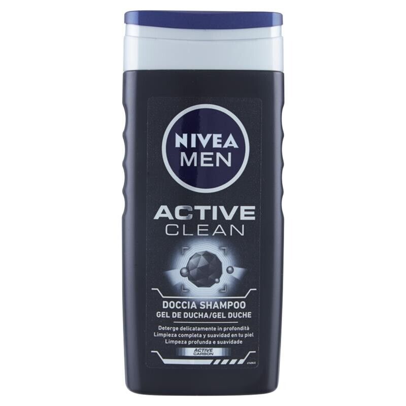 NIVEA DOCCIA MEN ACTIVE CLEAN IN FORMATO DA 250 ML
