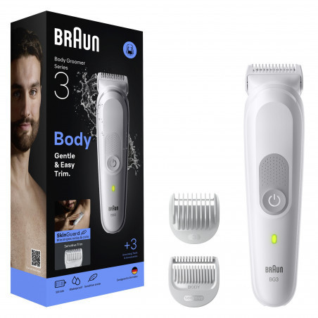 Braun Body Groomer Series 3 BG3550 Depilatore Corpo Uomo Ricaricabile